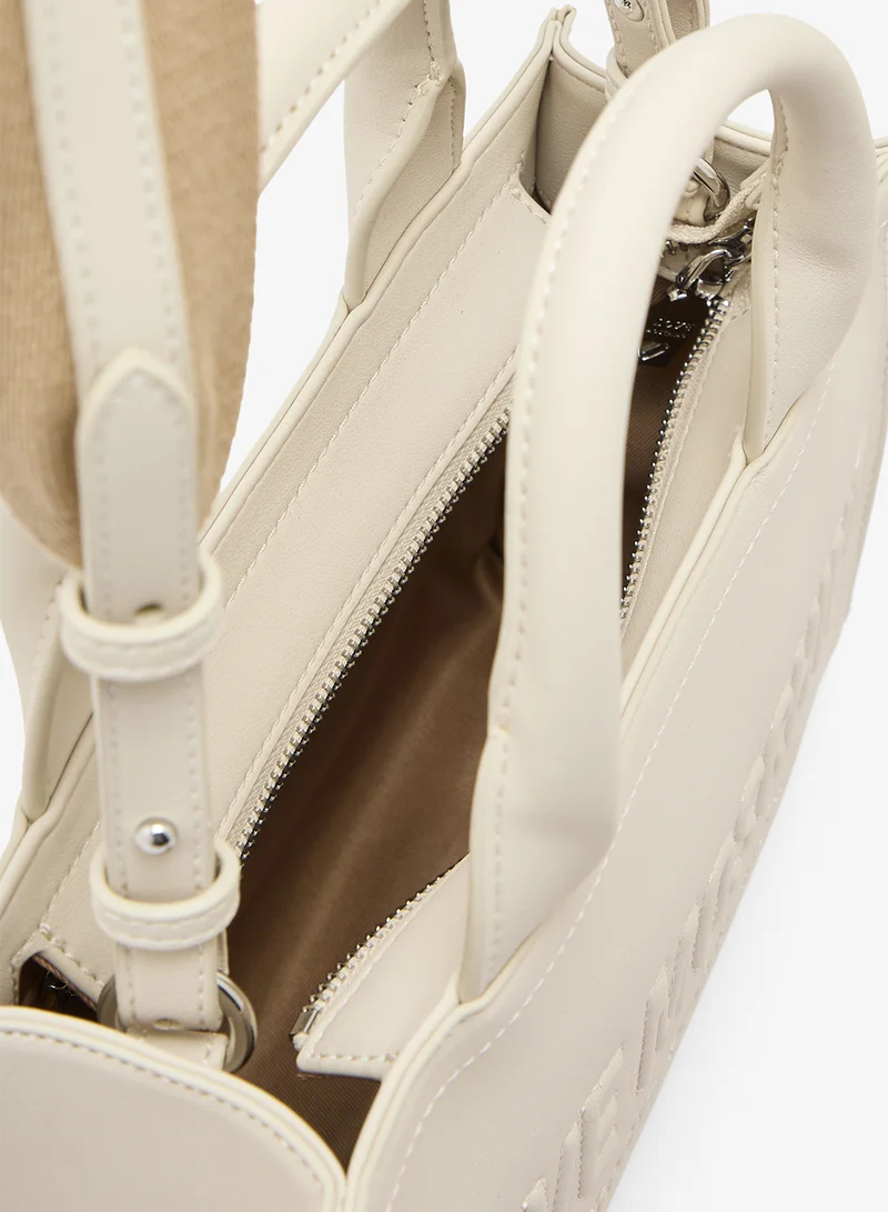 Love Moschino  Signature Love GRS PU Shopper Tote for Women | Best Price UAE